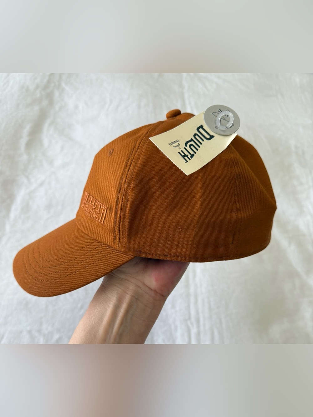 Duluth Trading | SZ Medium | Rust Brown Canvas Rugged Flex Hat Outdoor | NWT
